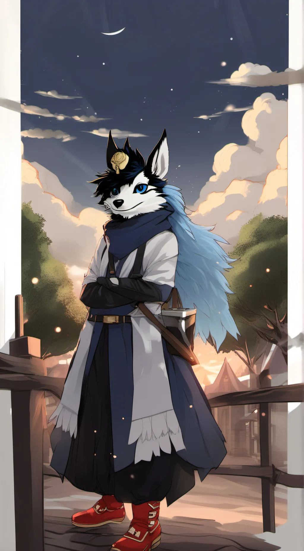 ai character: rinn  background