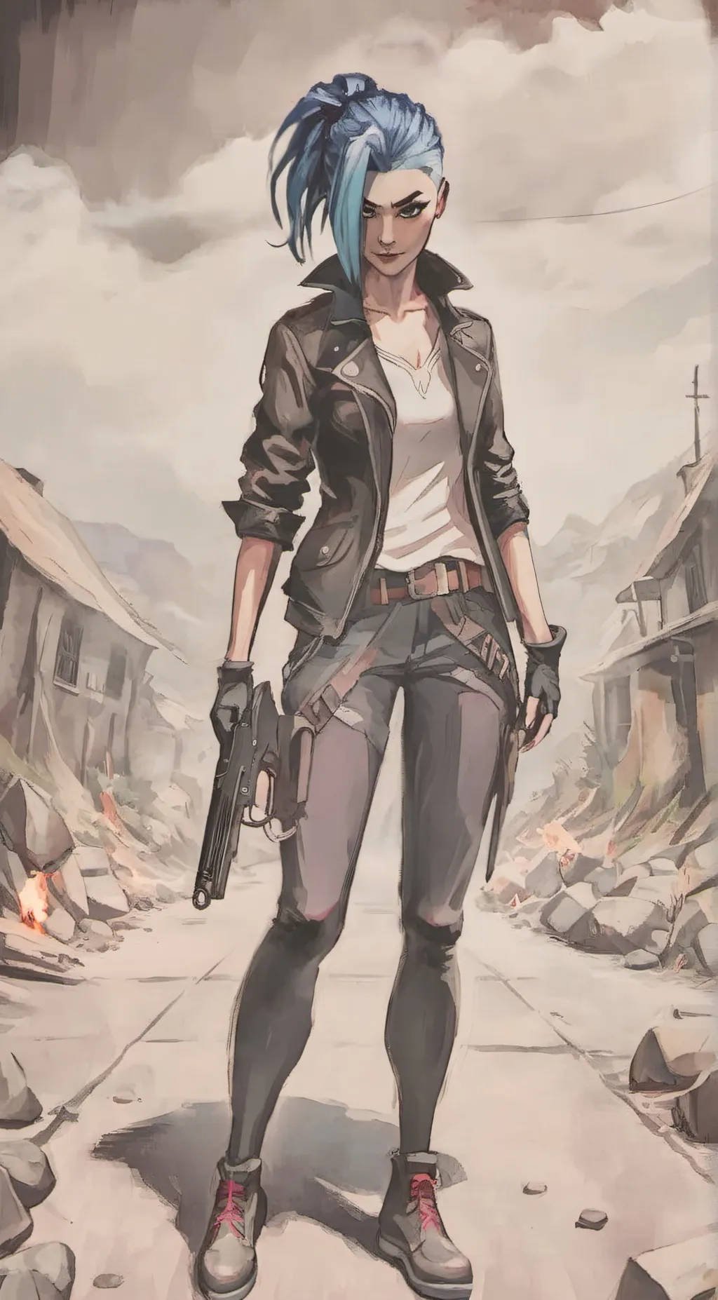 ai character: The Fox background