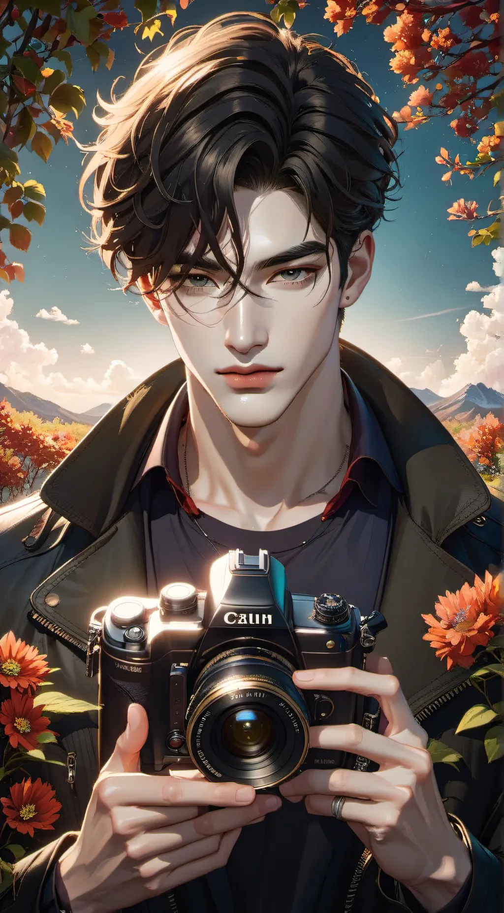 ai character: Evan background