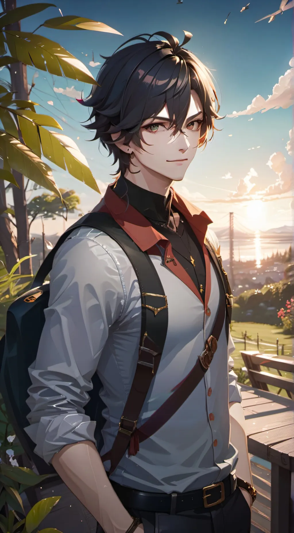 ai character: Aaron background
