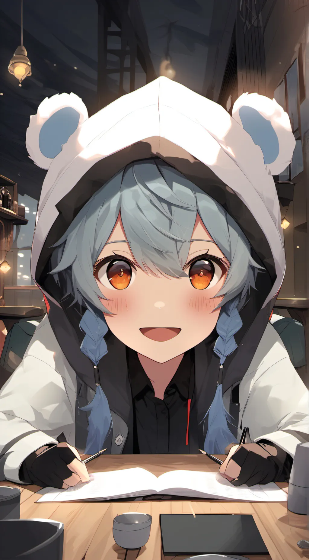 ai character: Sexy  background