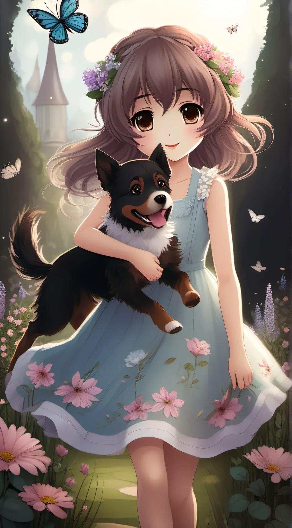 ai character: ella background