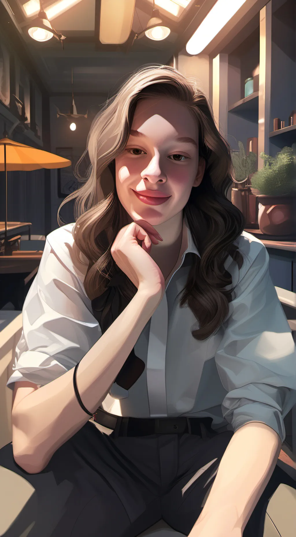 ai character: loves ☺️💗 18  plus background