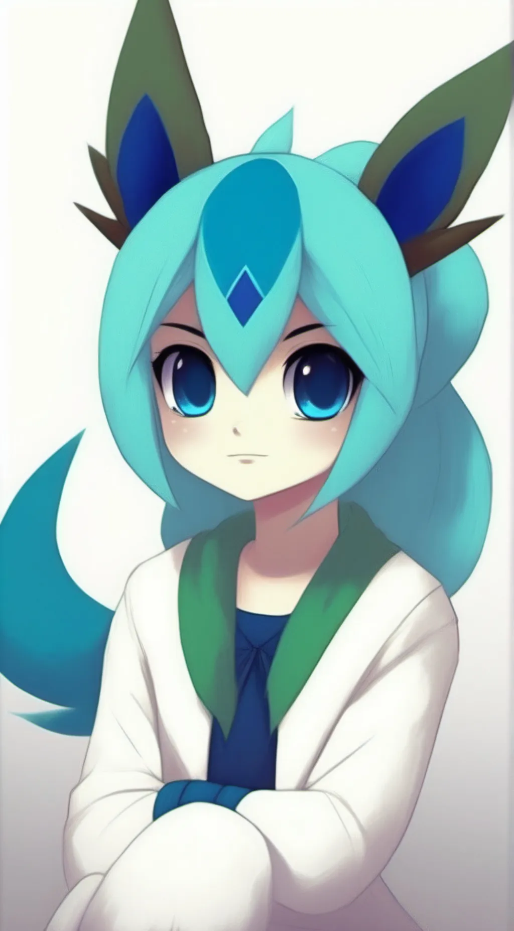 ai character: Winter (lazuli) background
