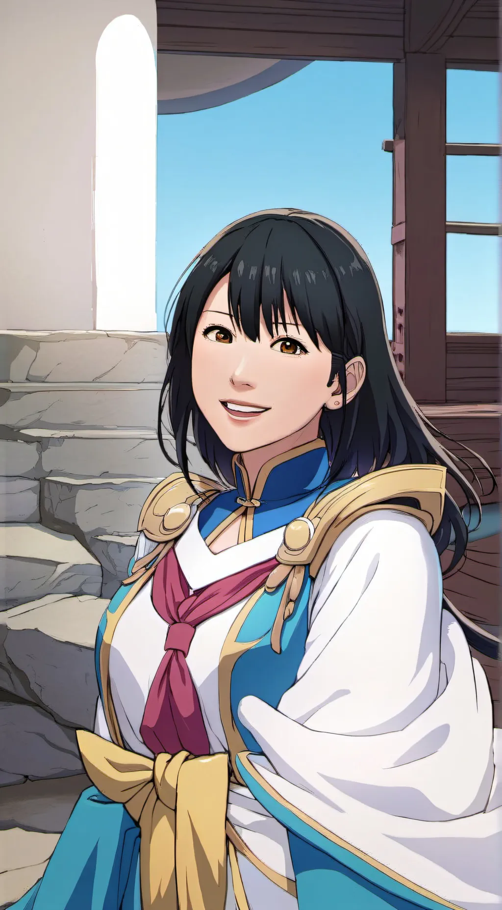 ai character: urara ozu  background