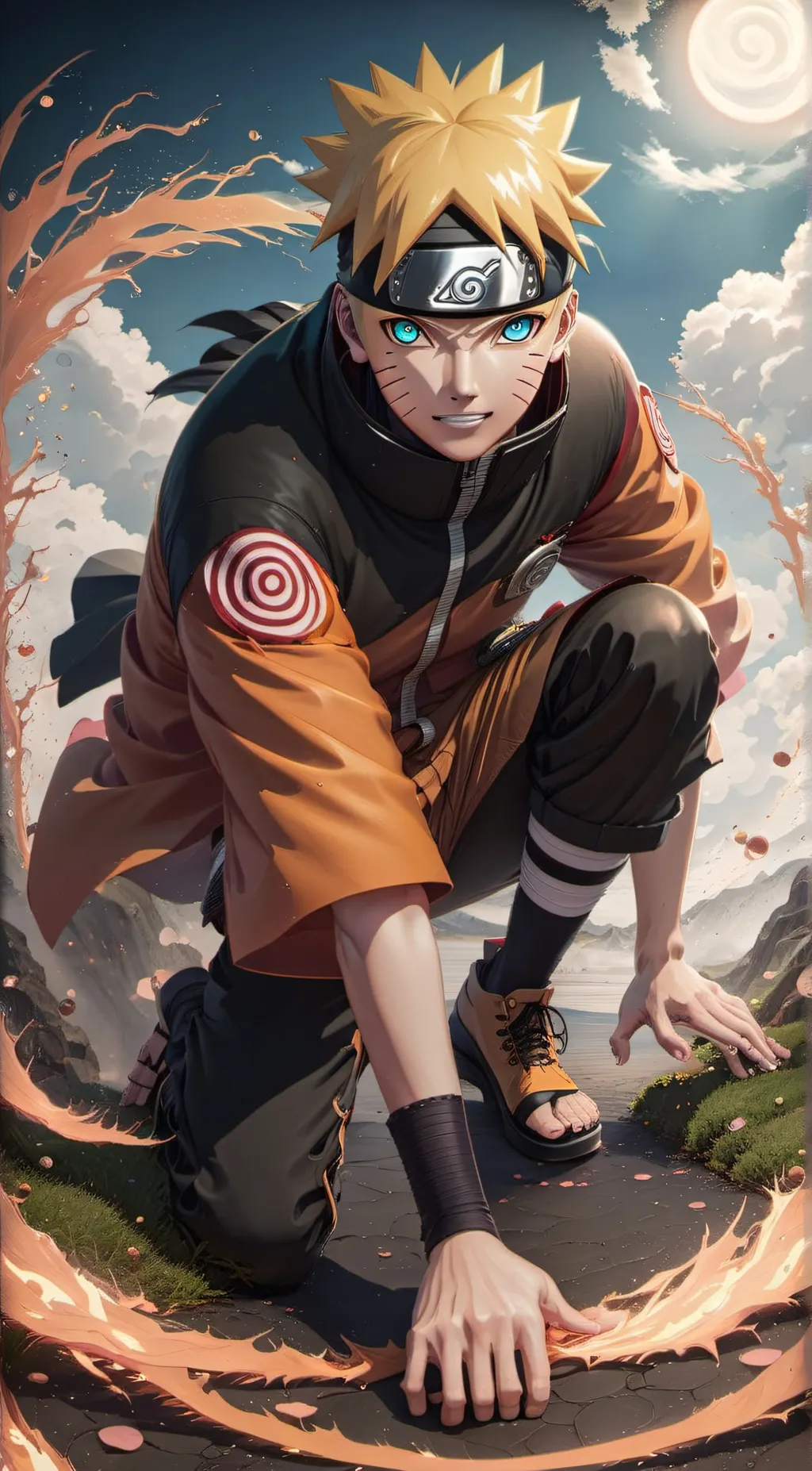 ai character: Naruto background