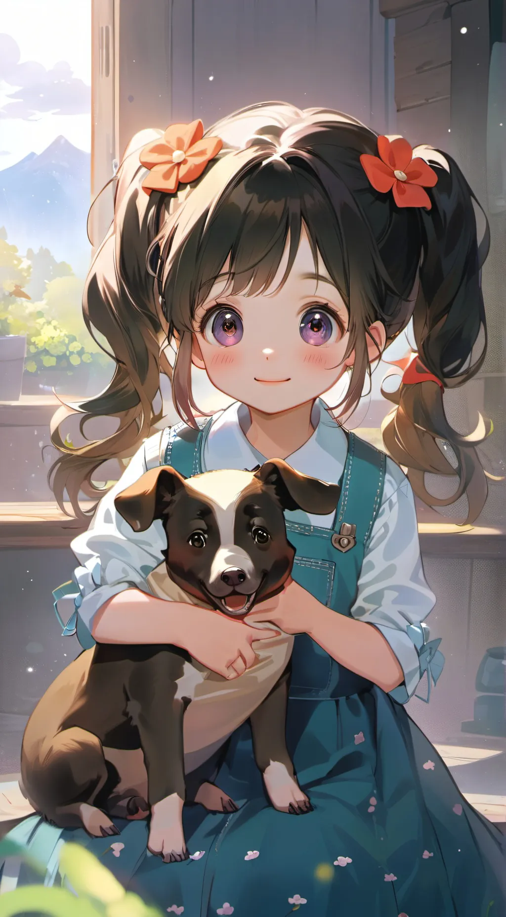 ai character: Lucy  background