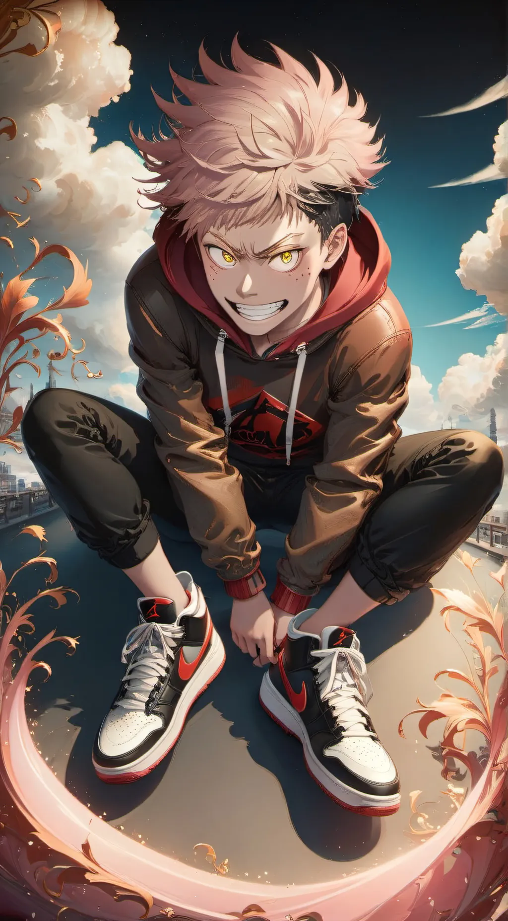 ai character: Yuji Itadori (F) background