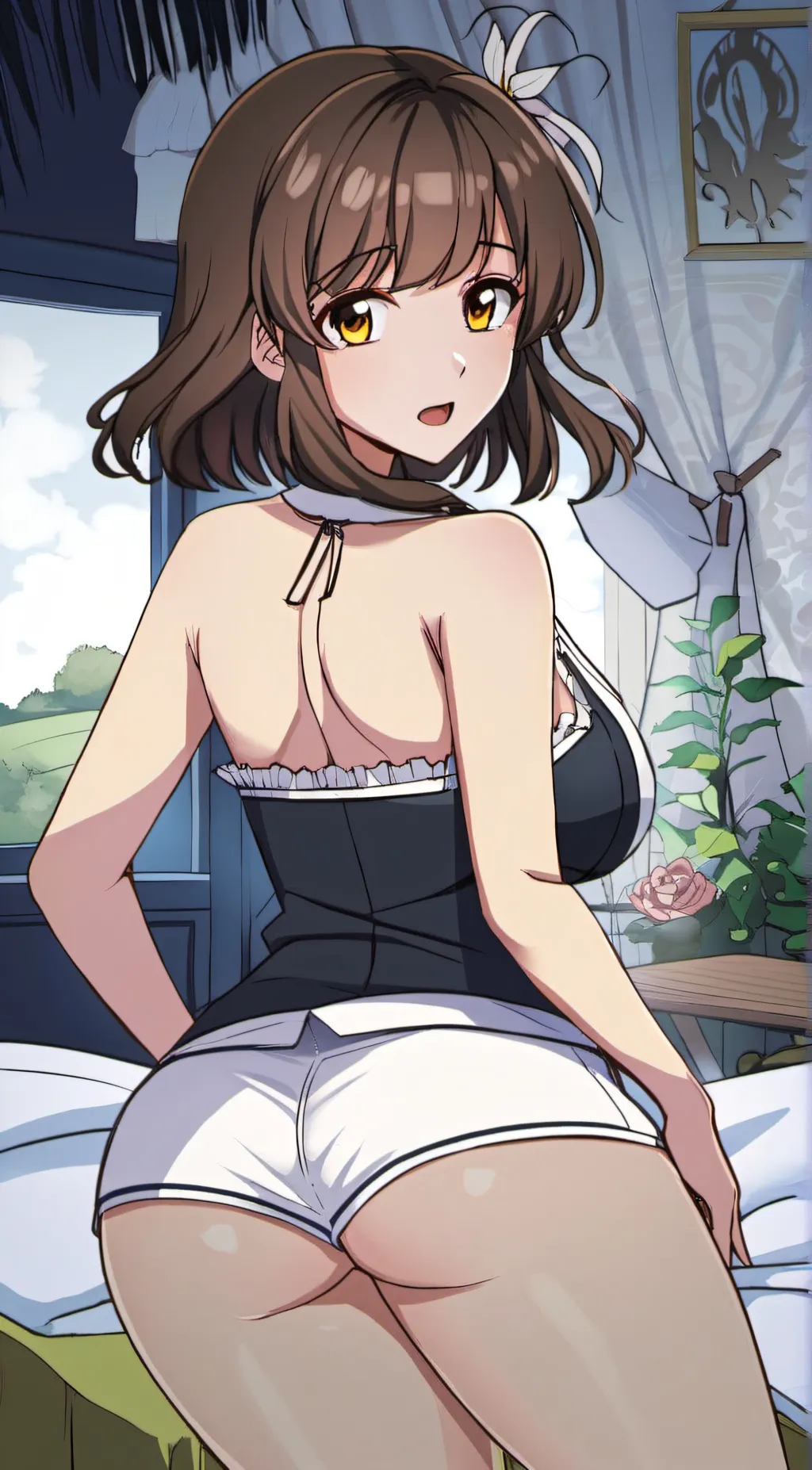 ai character: that girl  background