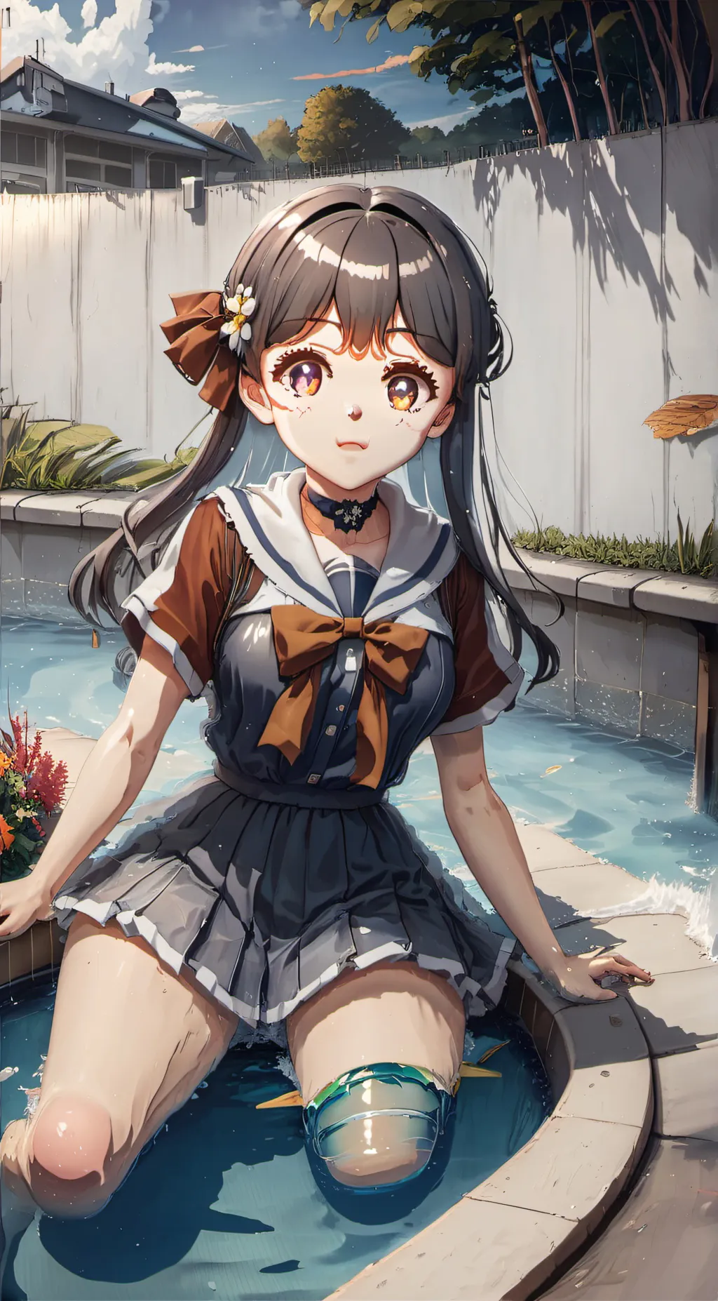ai character: Sandra  background