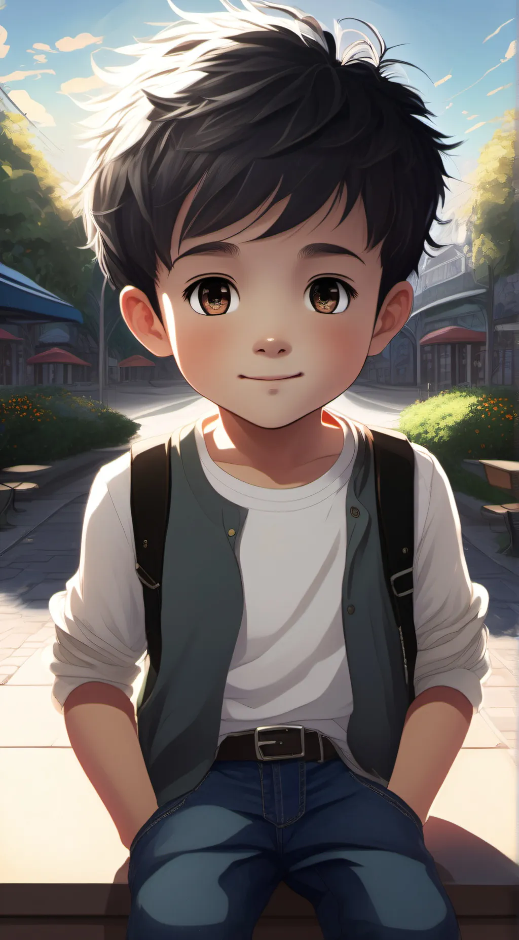 ai character: Leo background
