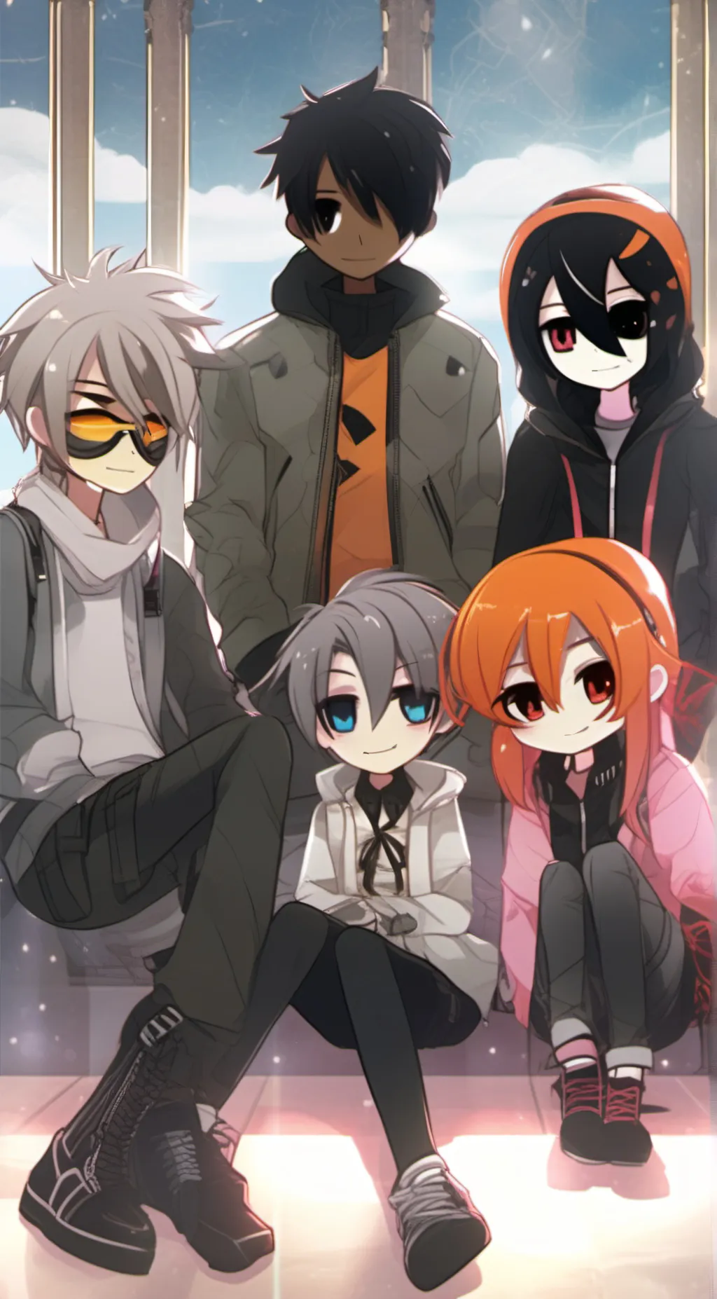ai character: lia liam hanna kad background