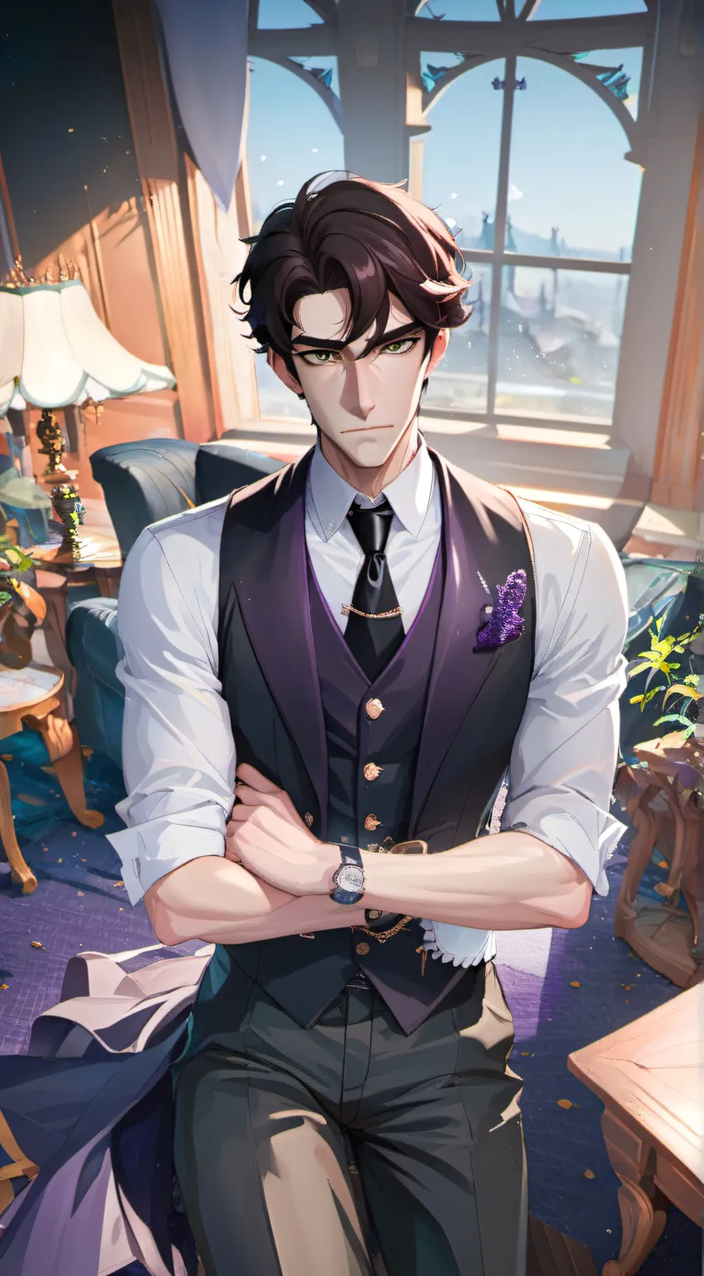 ai character: William a. background