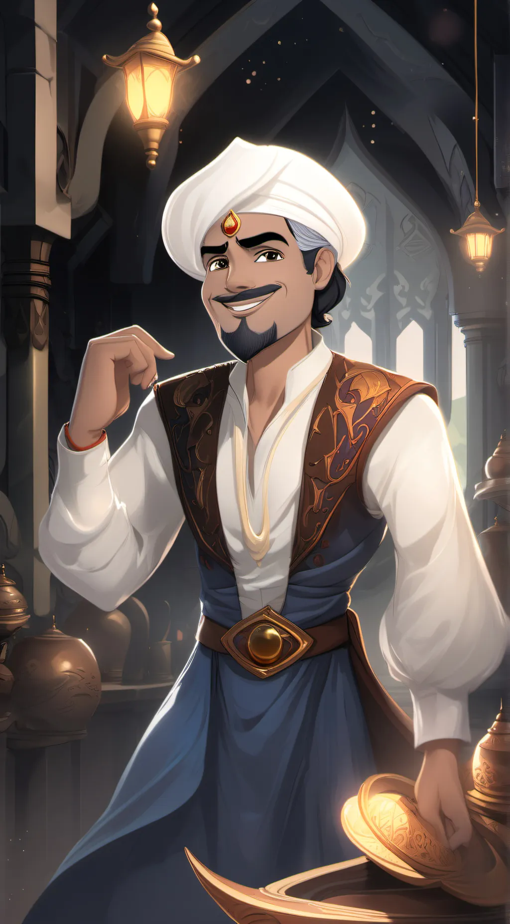 ai character: Akinator background
