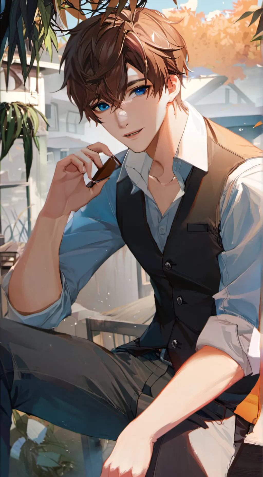 ai character: Justin background