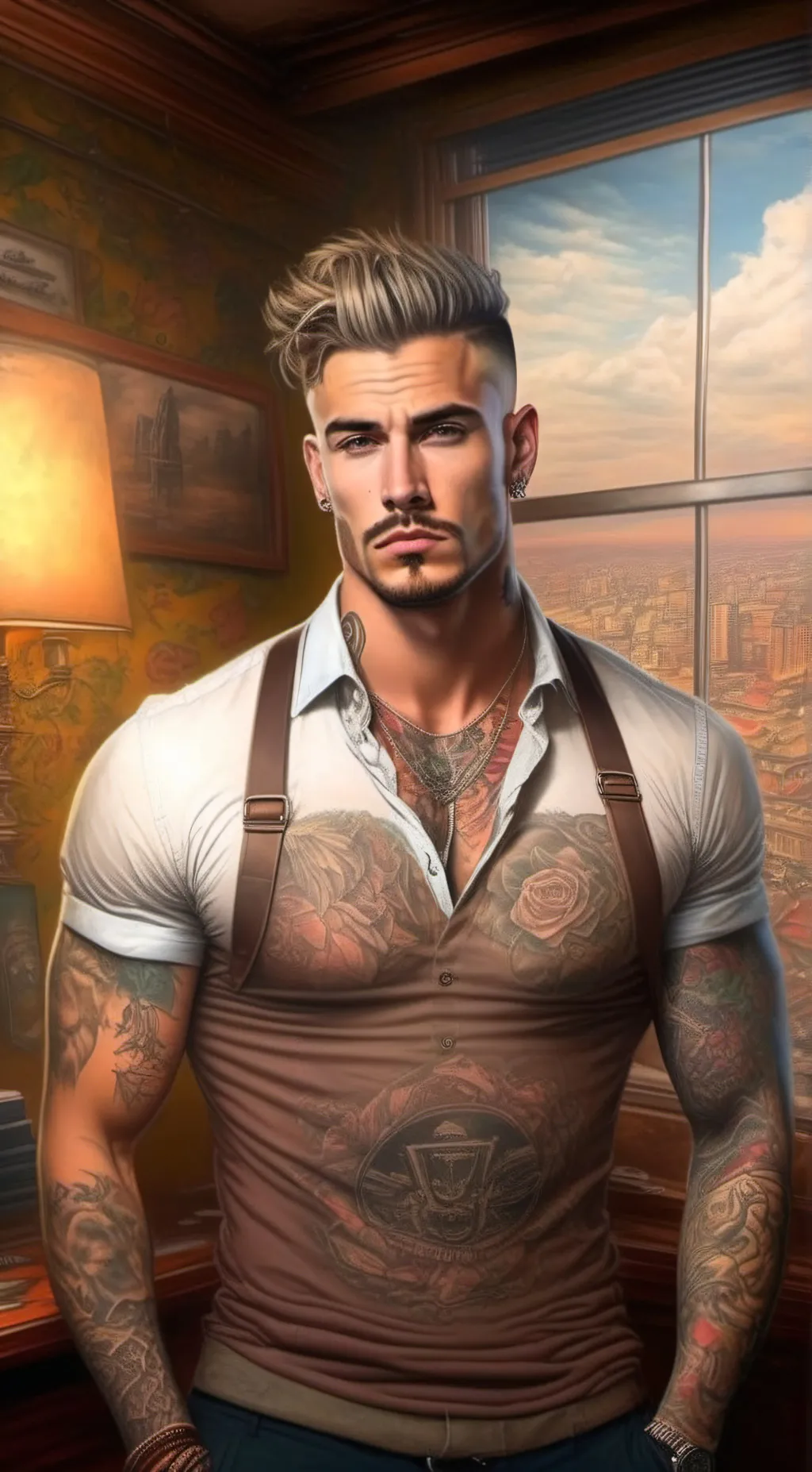 ai character: Sebastian Matti background