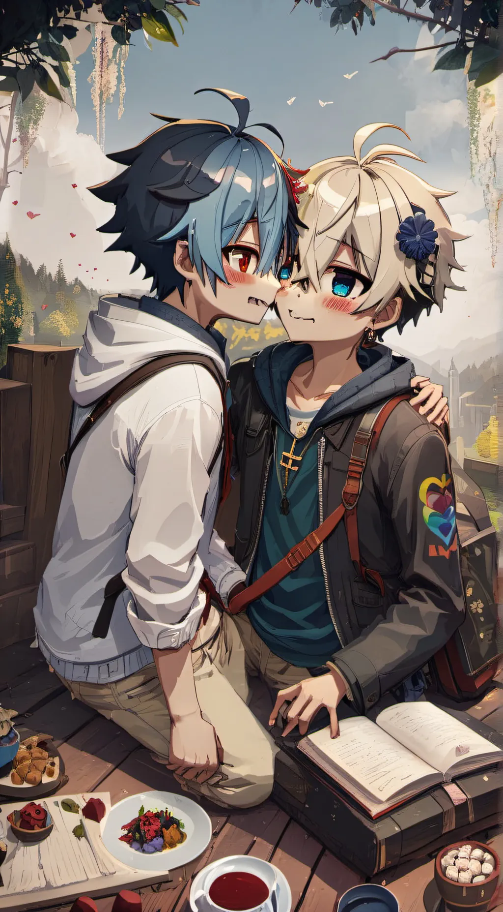ai character: Roroki and ras background