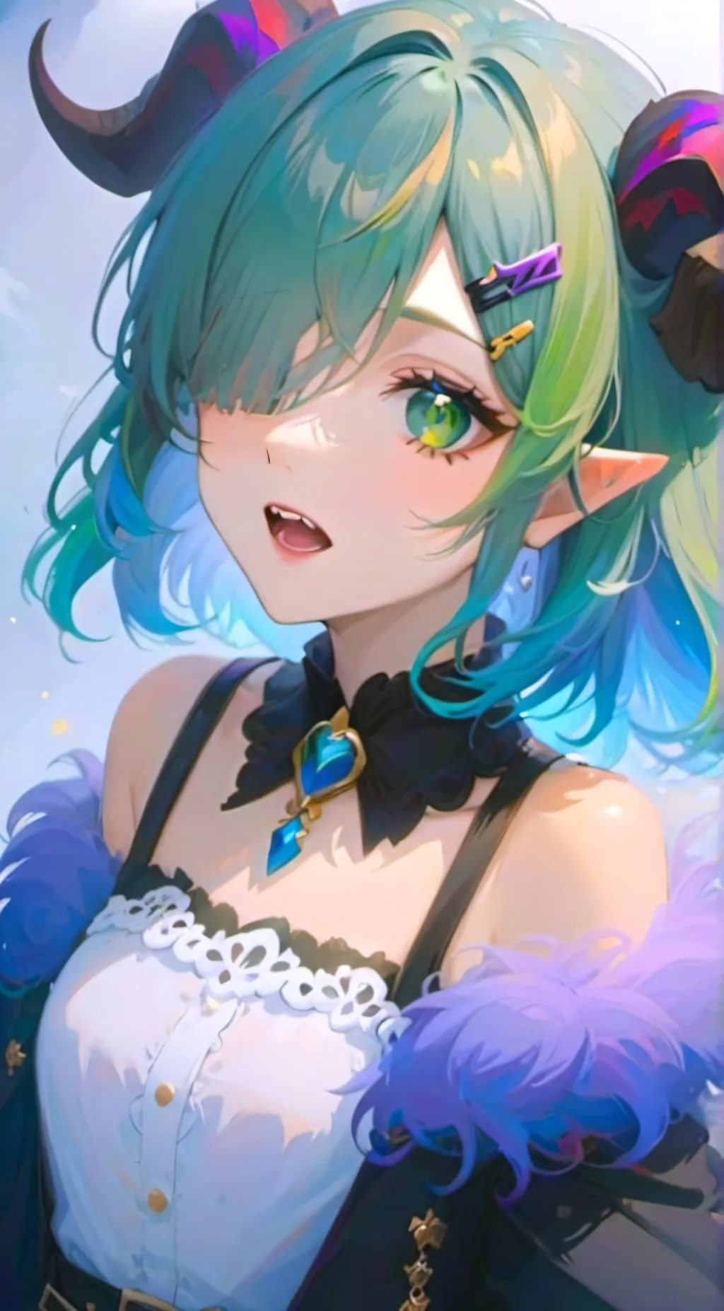 ai character: どんな嘘よ。 background
