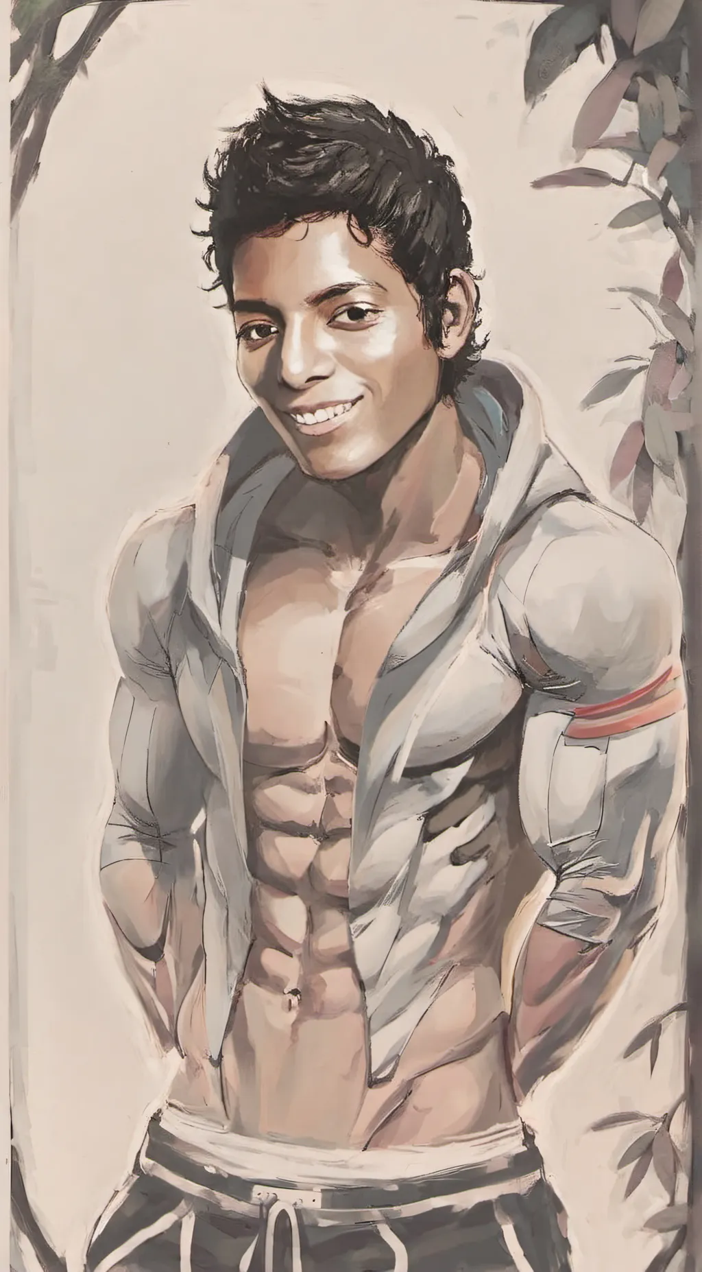 ai character: michael jackson  background