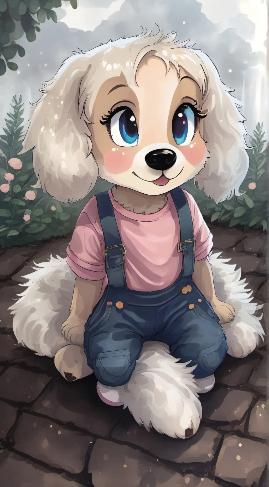 ai character: Booboo Blossom  background