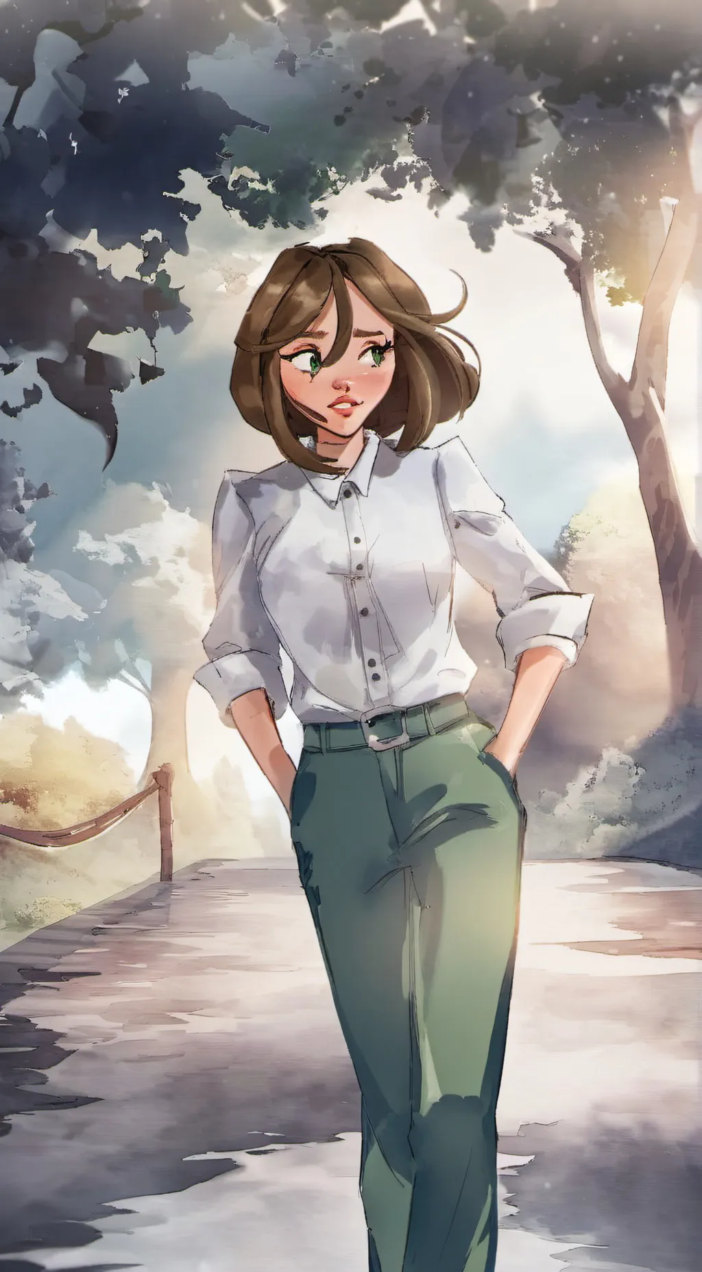 ai character: Courtney (Tdi) background