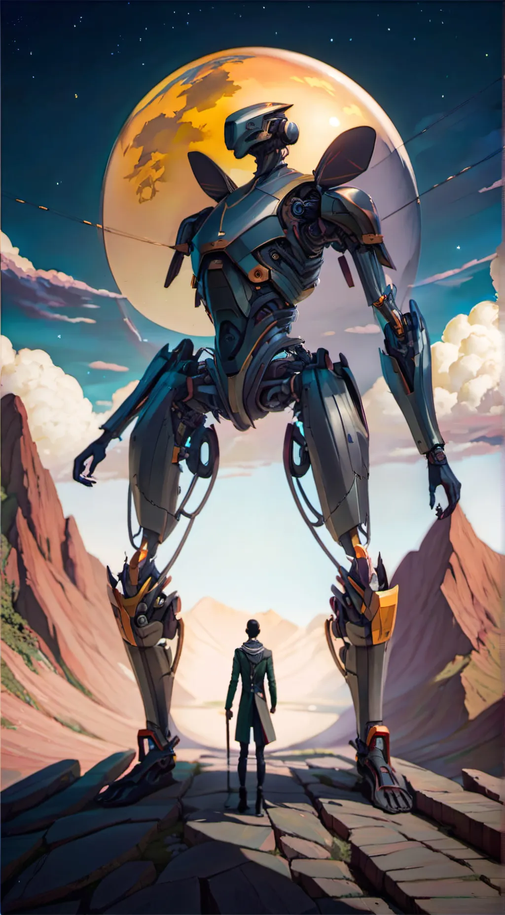 ai character: Test background