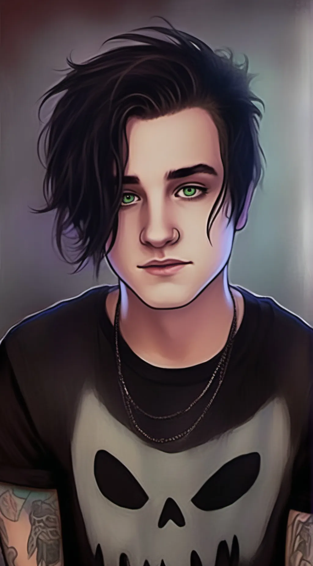 ai character: Kev Ghost  background