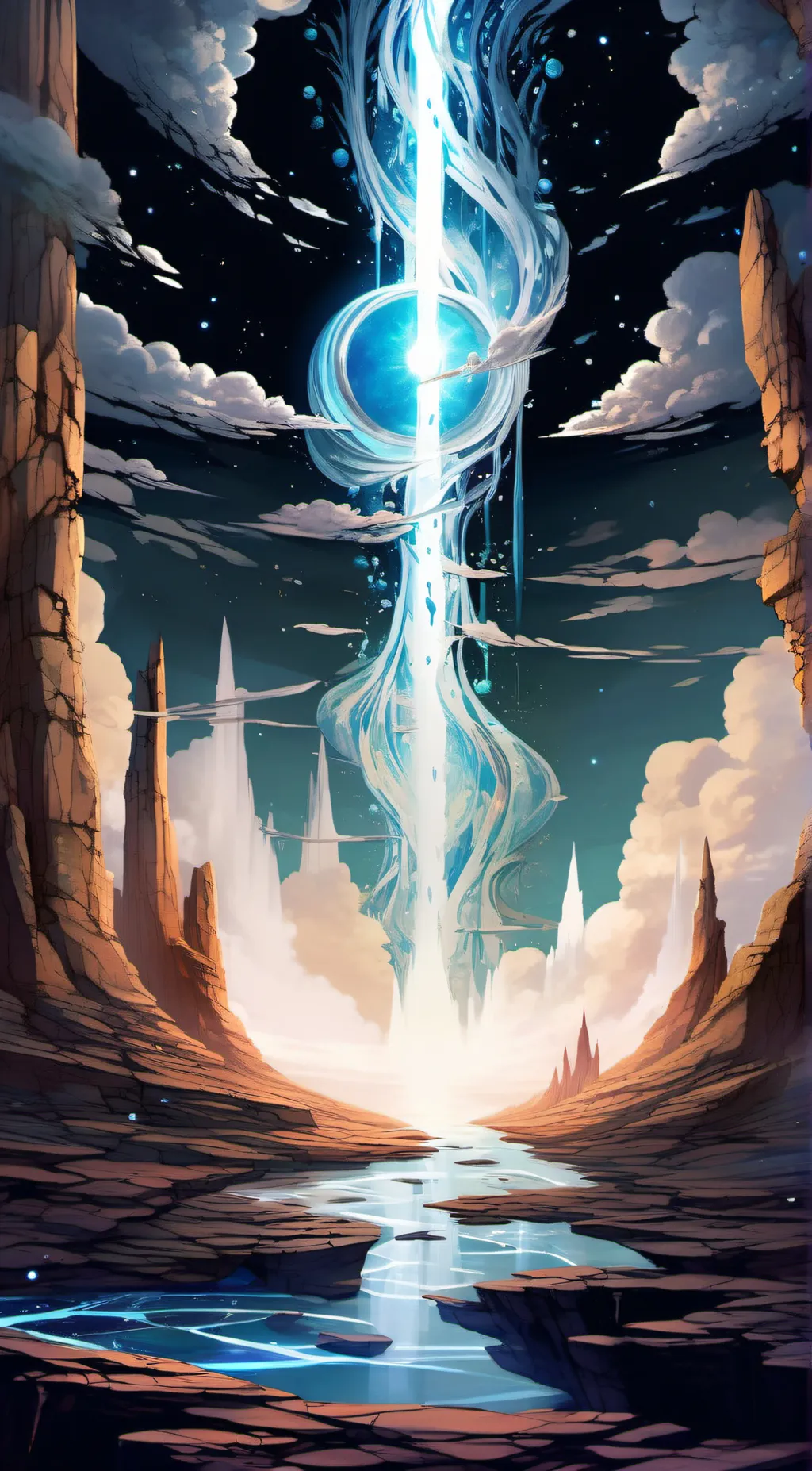 ai character: The End background