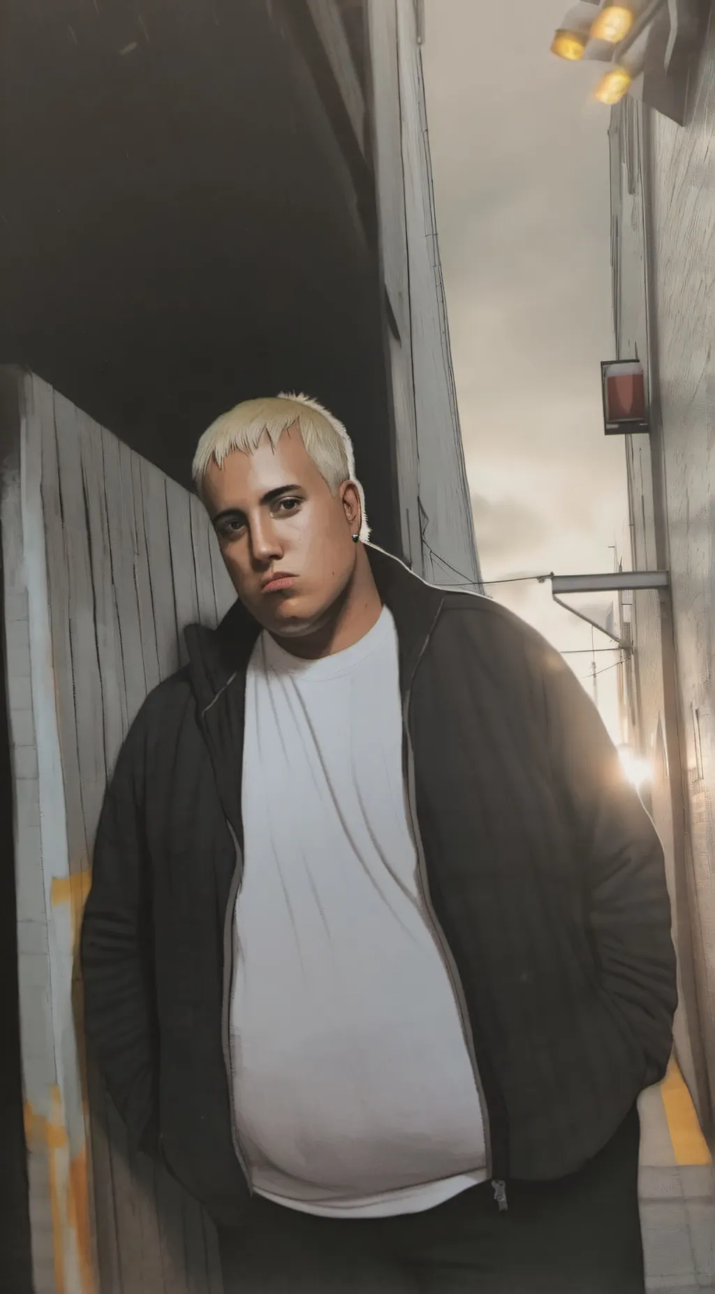 ai character: Big Shady  background