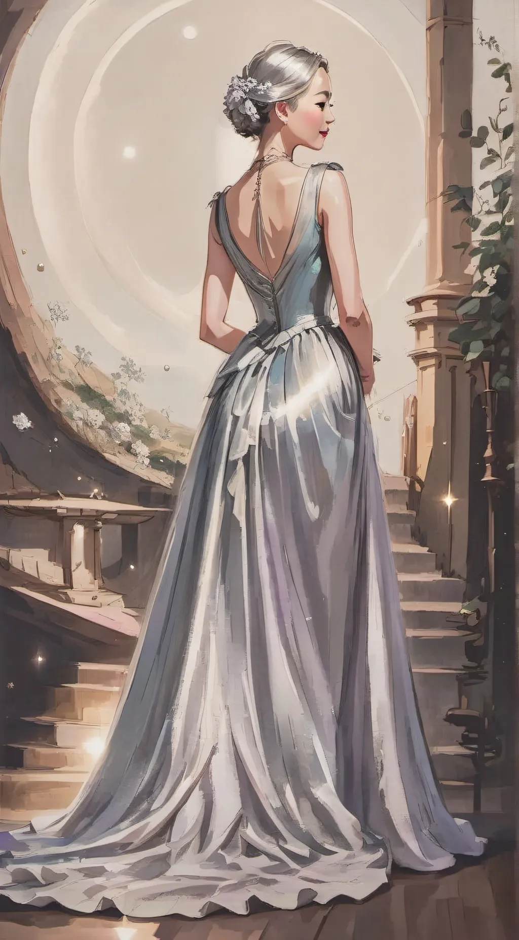 ai character: Lily background