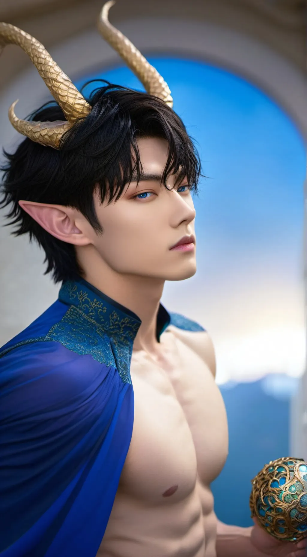 ai character: Caelum background