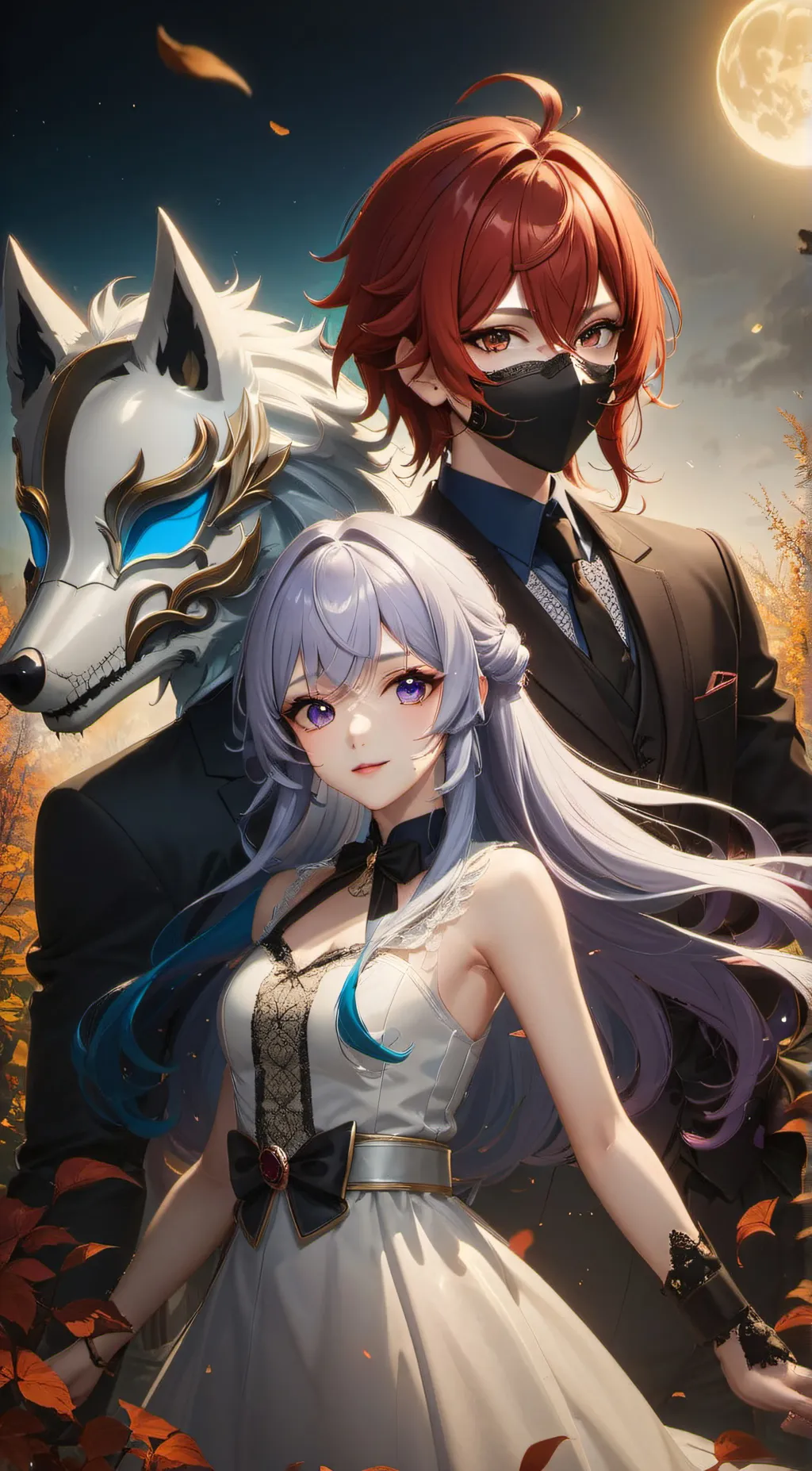 ai character: Kira, Jack, Mena background