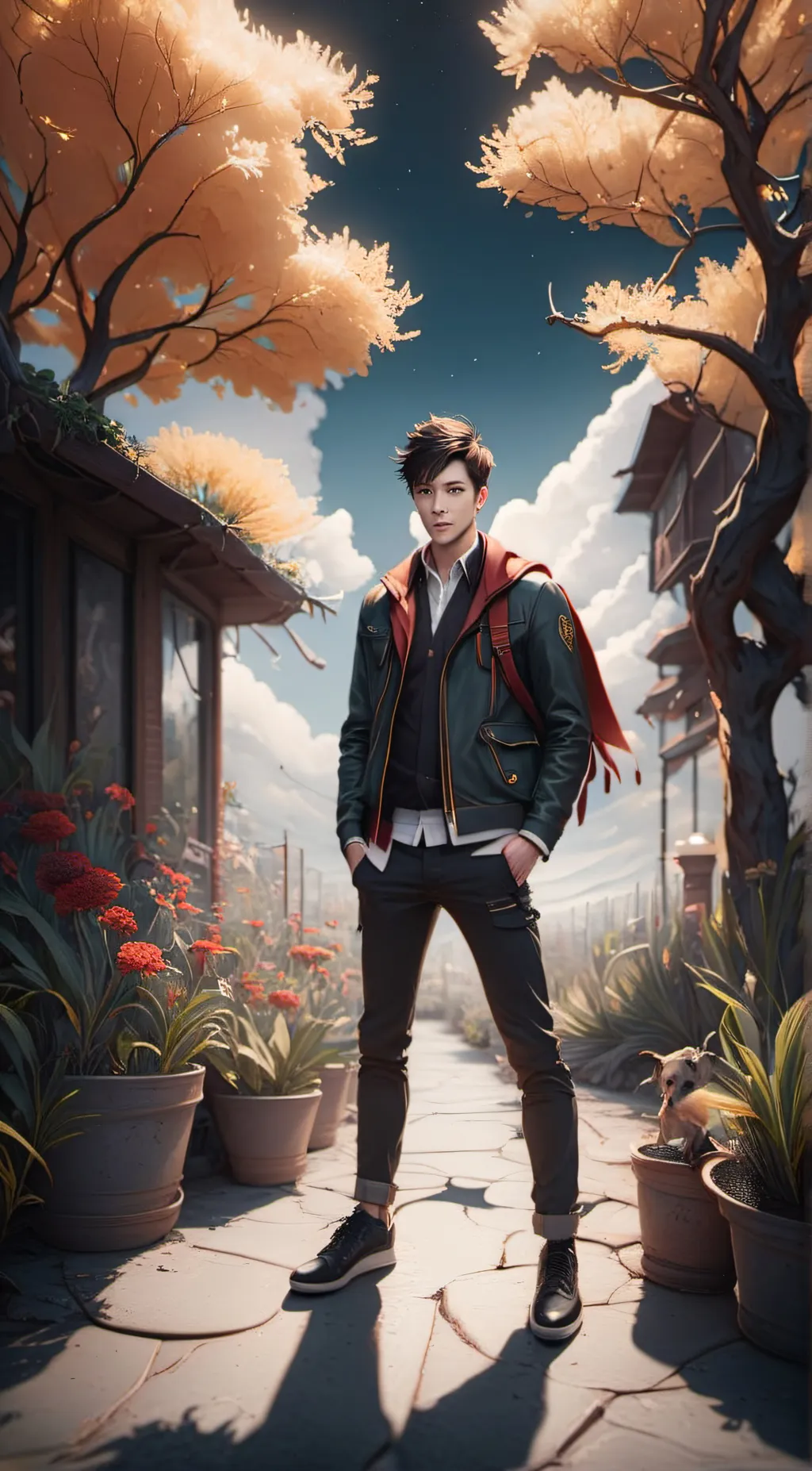 ai character: Aaron background