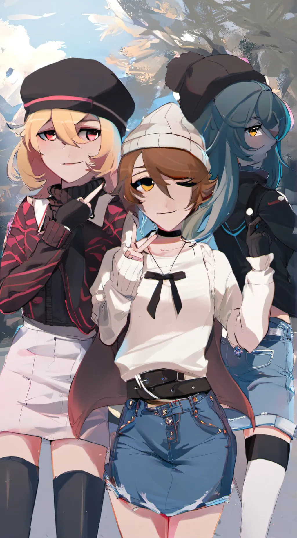 ai character: Angel,Aura,Alex background