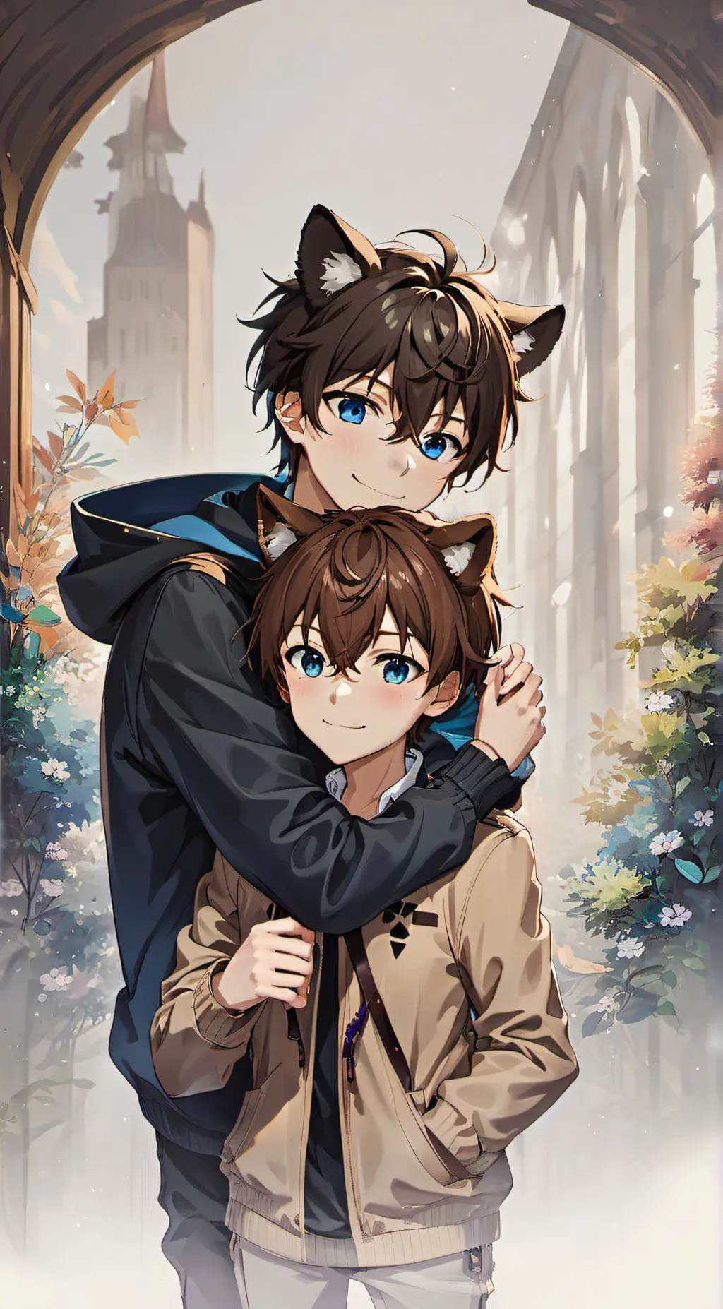 ai character: friend group  background
