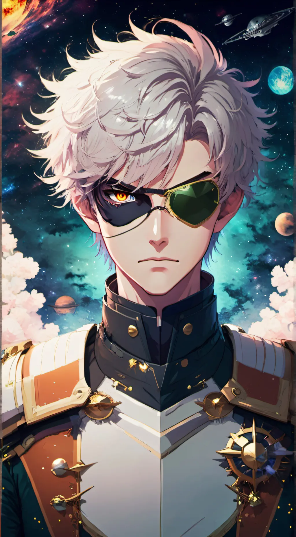 ai character: Jackal Peacock  background
