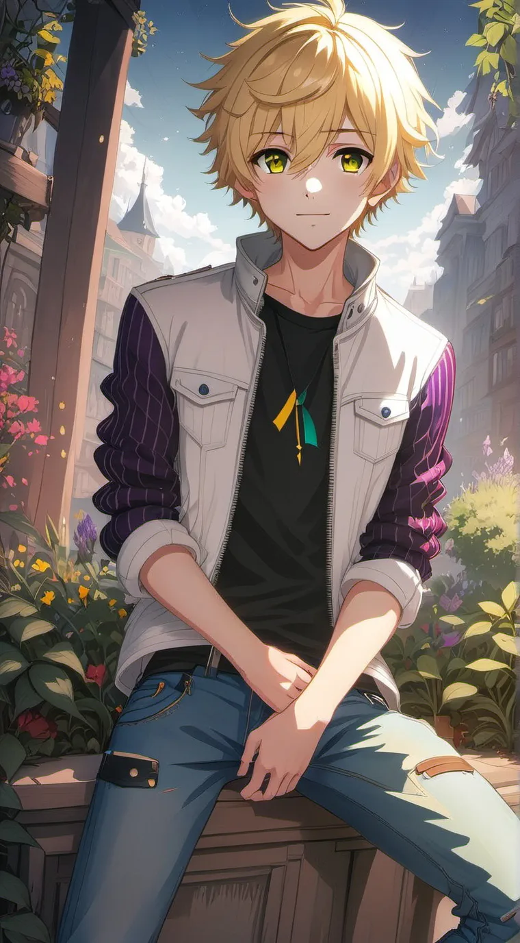 ai character: Adrien Agreste background