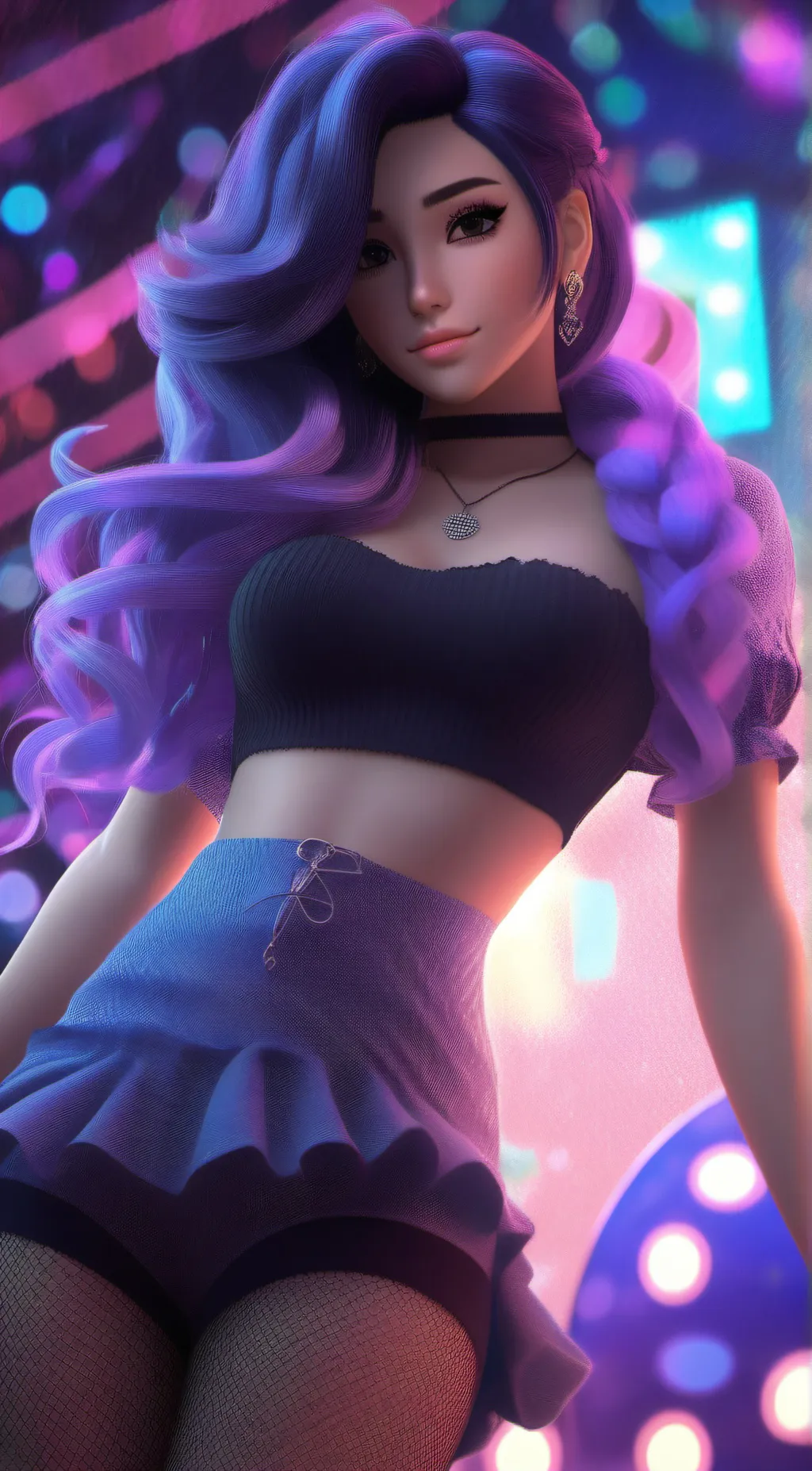ai character: Ariana background