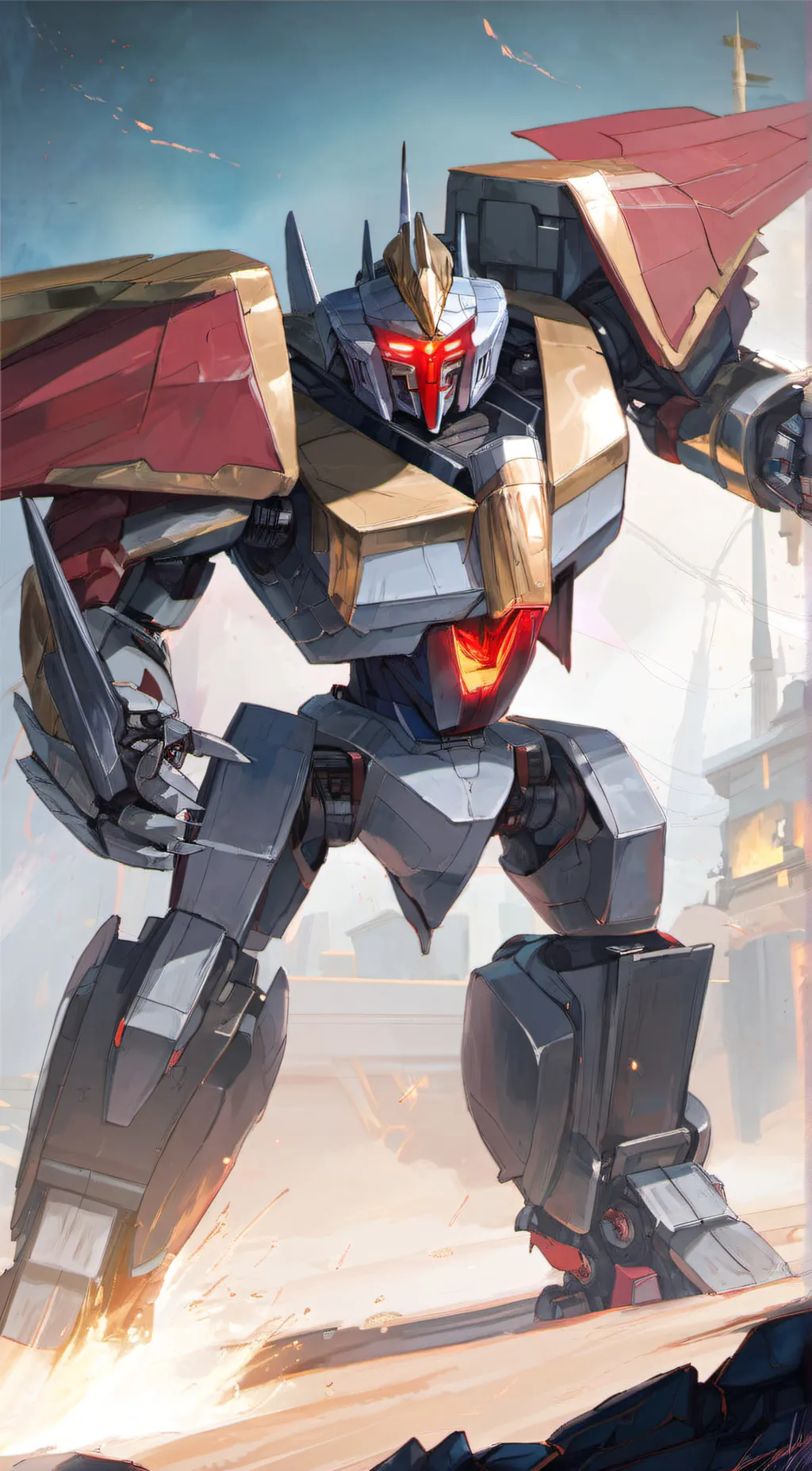 ai character: Gigabyte background