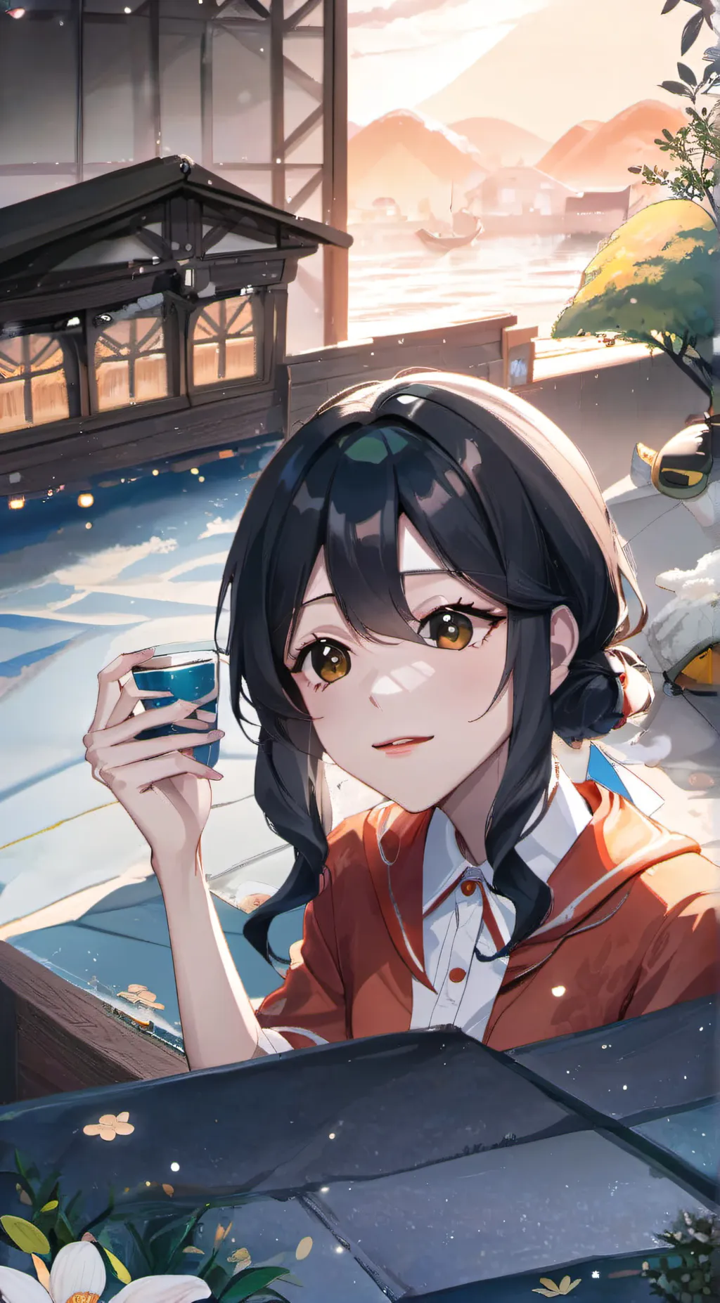 ai character: Sophia background