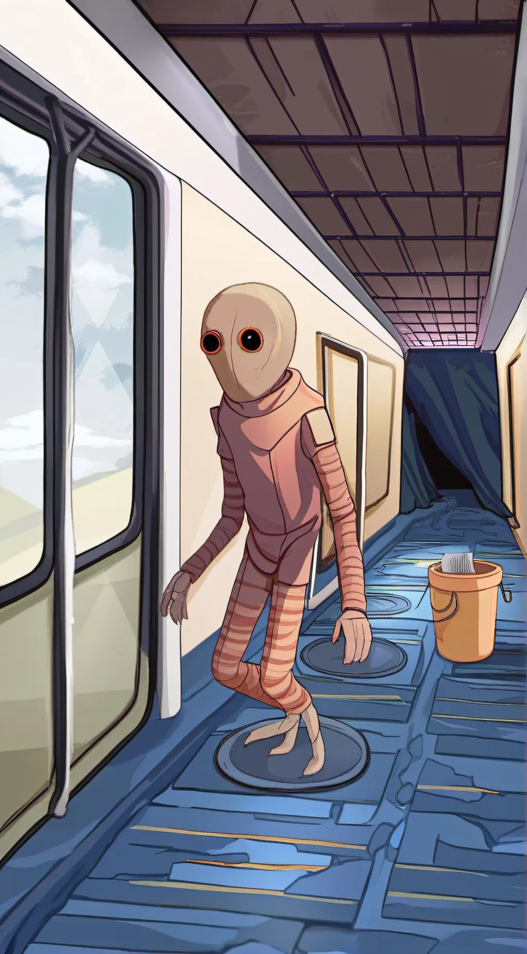 ai character: scp-173 real* background