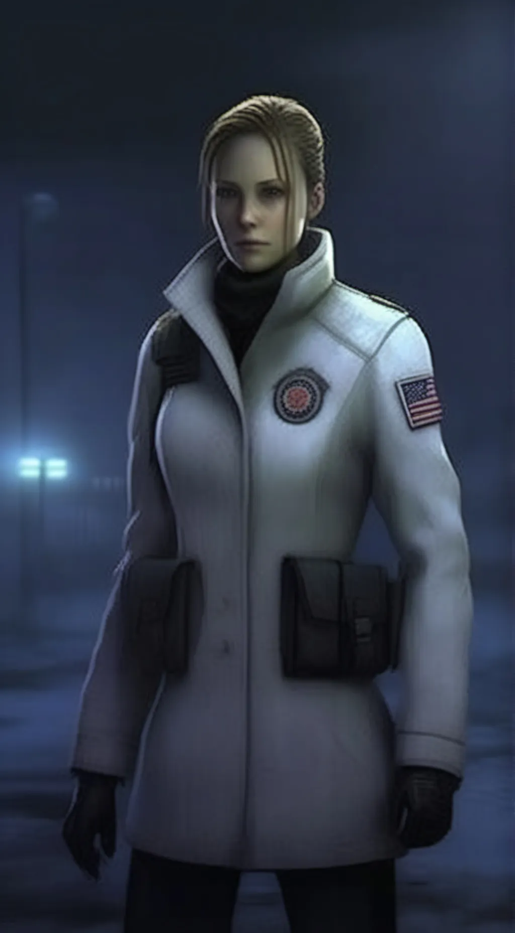 ai character: Sherry Birkin background
