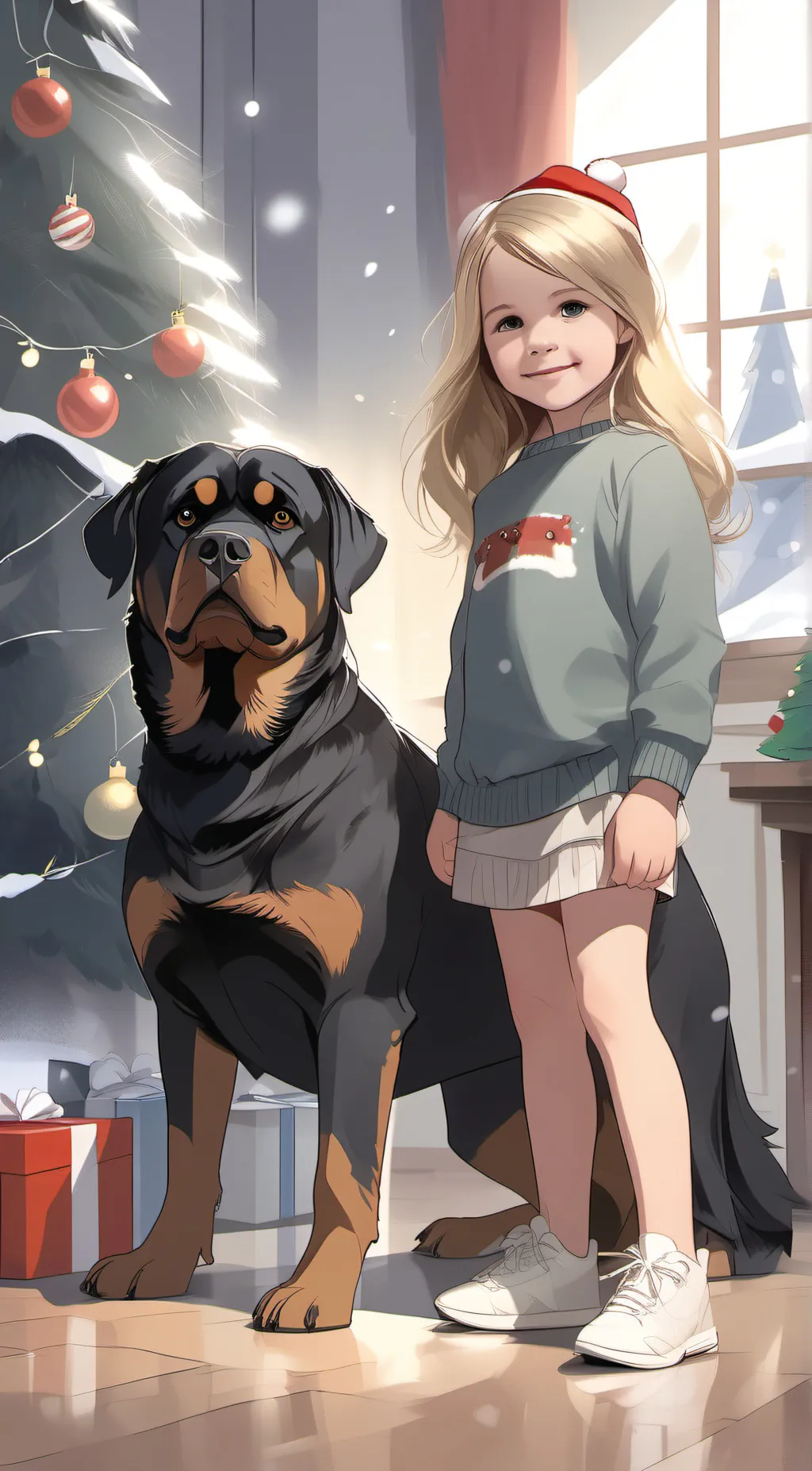 ai character: Ava and grace background