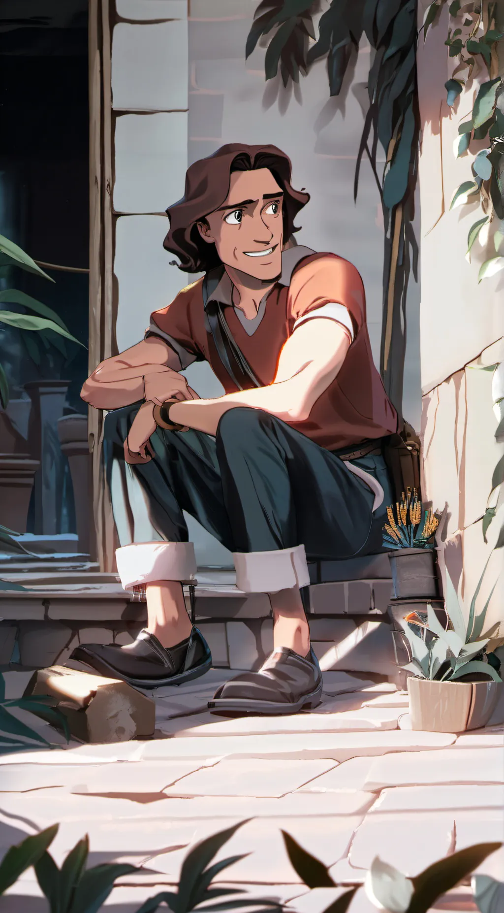 ai character: Lucas background
