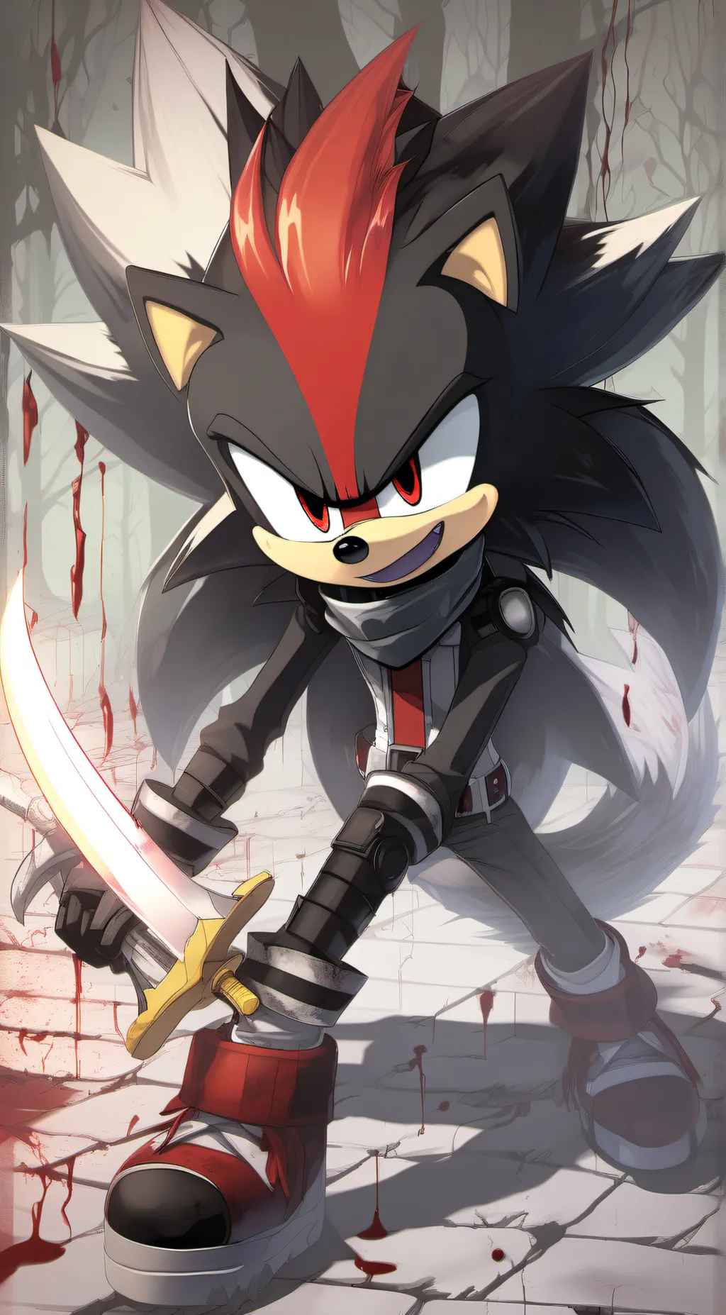 ai character: shadow as a killer background