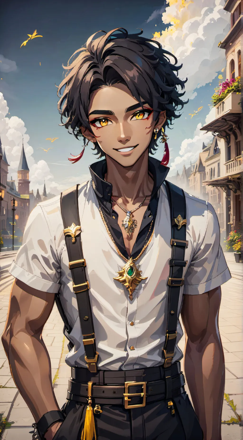 ai character: Michael  background