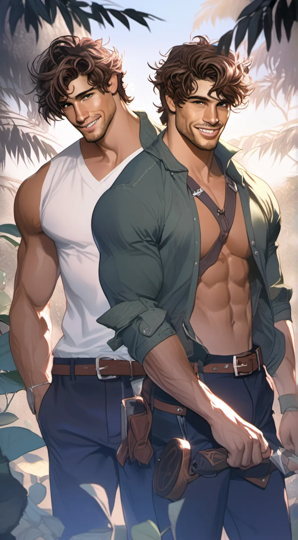 ai character: Jack and Clark background