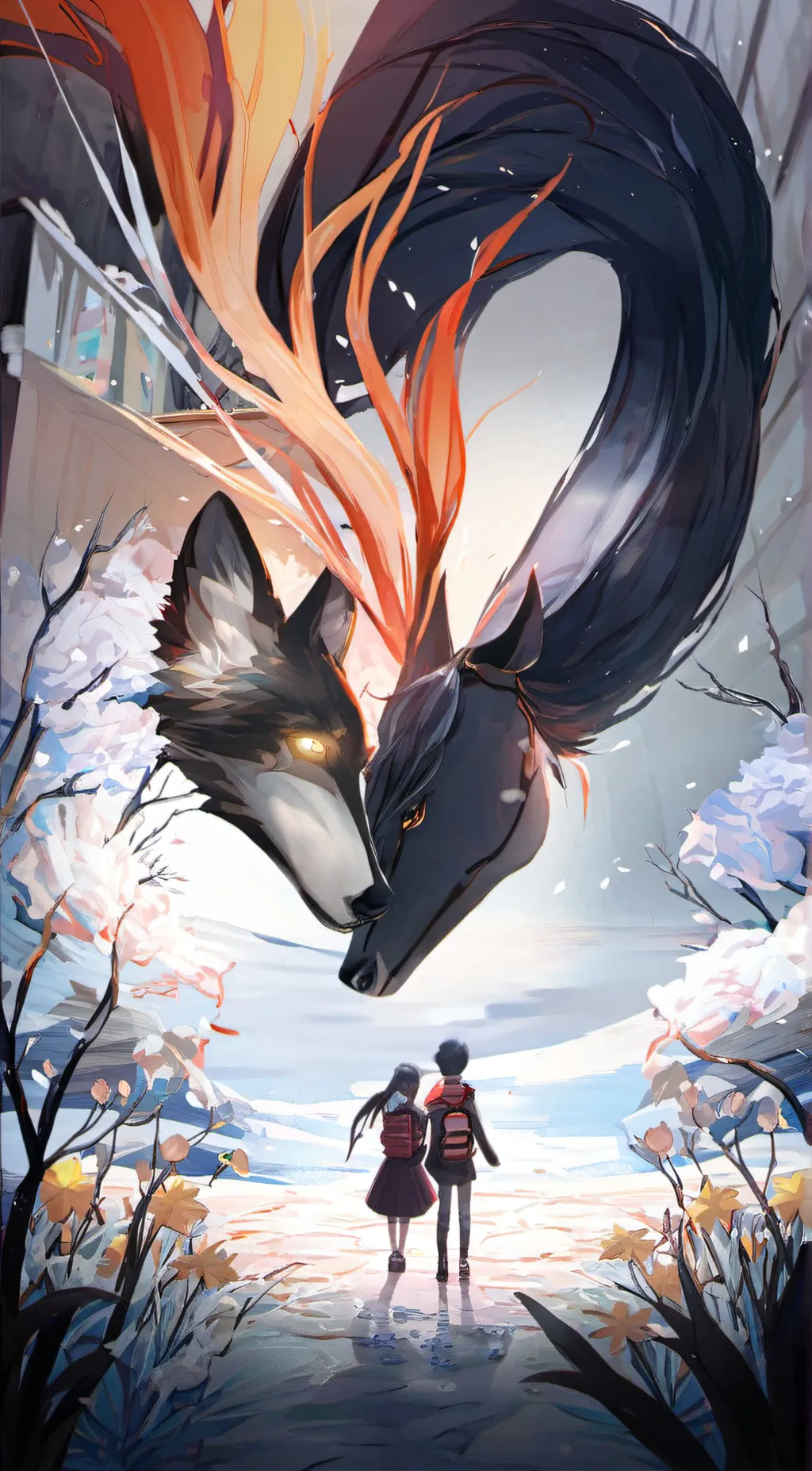 ai character: Hollow background