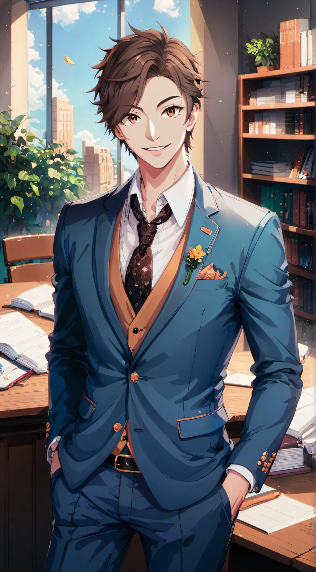 ai character: Liam background