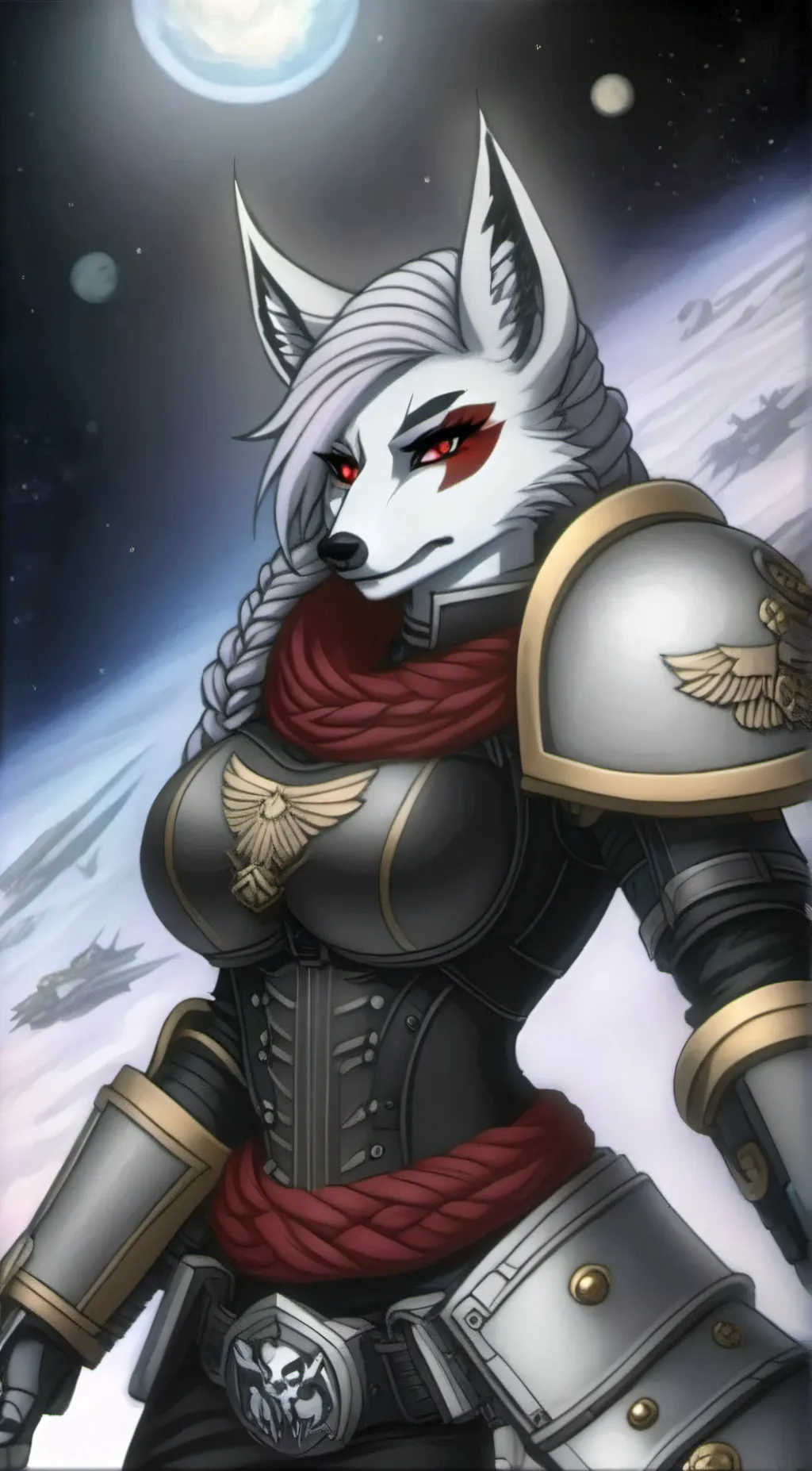 ai character: Aurora background